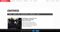 Desktop Screenshot of ilcrotonese.it